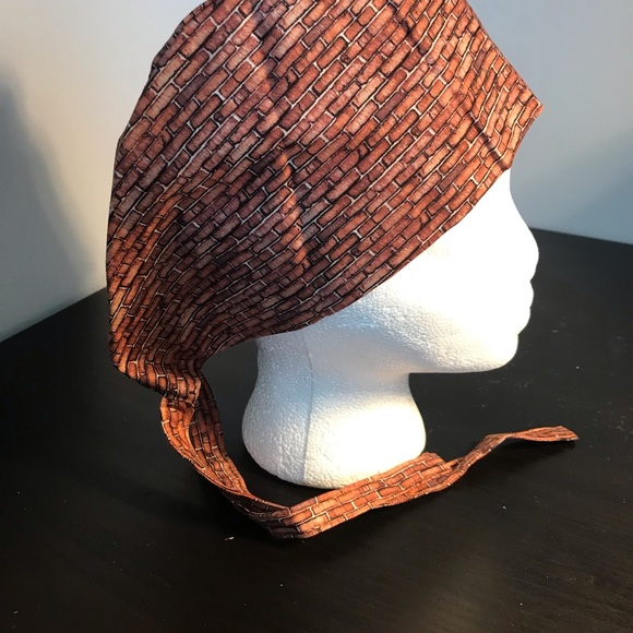 Set of 5 hand made Chef Hats or Scrub Hats - Picture 6 of 6